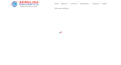Desktop Screenshot of aerolinatours.com